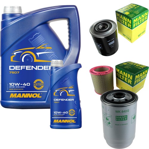 Inspektionspaket mannol - inspektionspaket, 6l