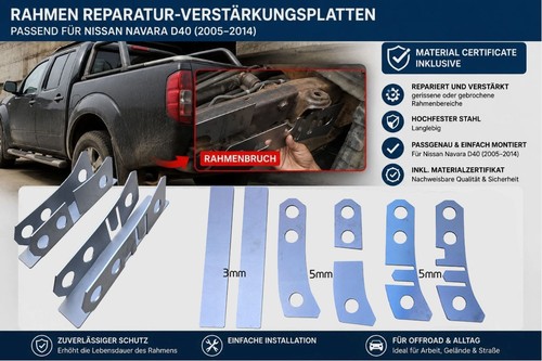 Navara d40 rahmen - navara, bleche