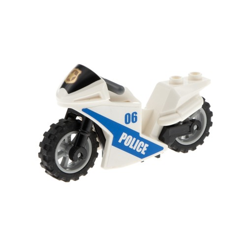 Lego motorrad sport weiß - motorrad,